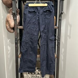 Brandy Melville cargo pant, size XS/S, Dark navy blue